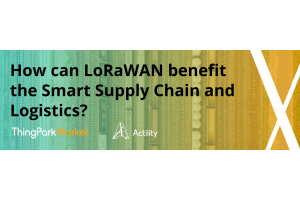 How can LoRaWAN benefit the smart supply chain and logistics?